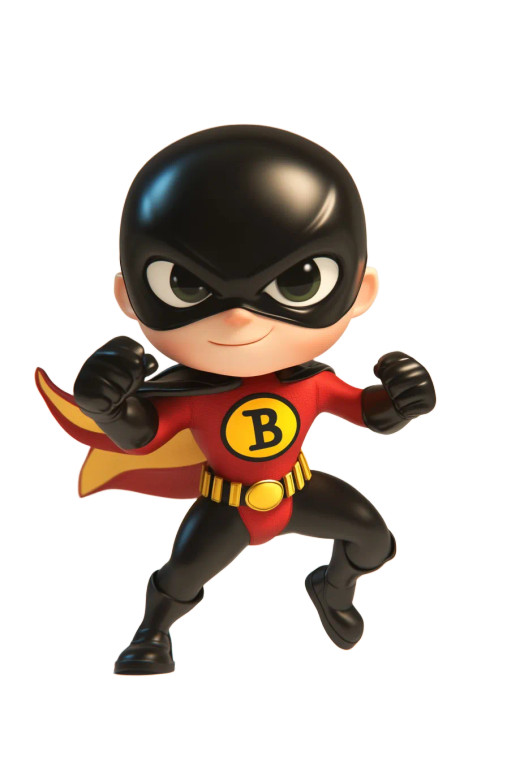 Baby Superhero Sprint Vinyl Car Decal Sticker – Waterproof & UV-Resistant 8"