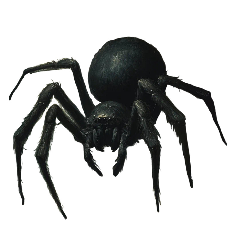 Kind Black Widow Vinyl Car Decal Sticker – Waterproof & UV-Resistant 8"