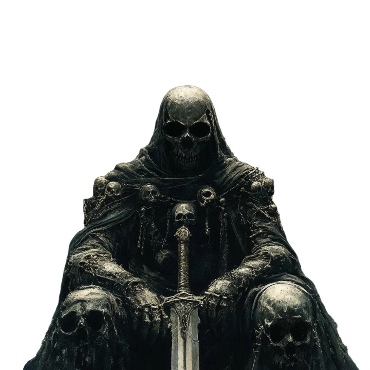 Death Metal Fury Vinyl Car Decal Sticker – Waterproof & UV-Resistant 8"