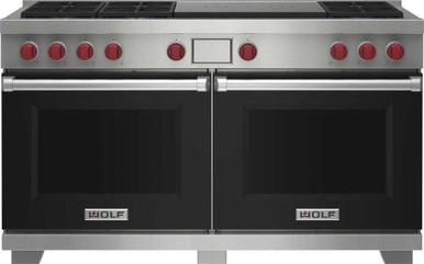 Wolf Dual Fuel Range Natural Gas With 6 Burners And French Top 60-Inch In