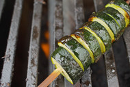 Grilled Garlic Zucchini