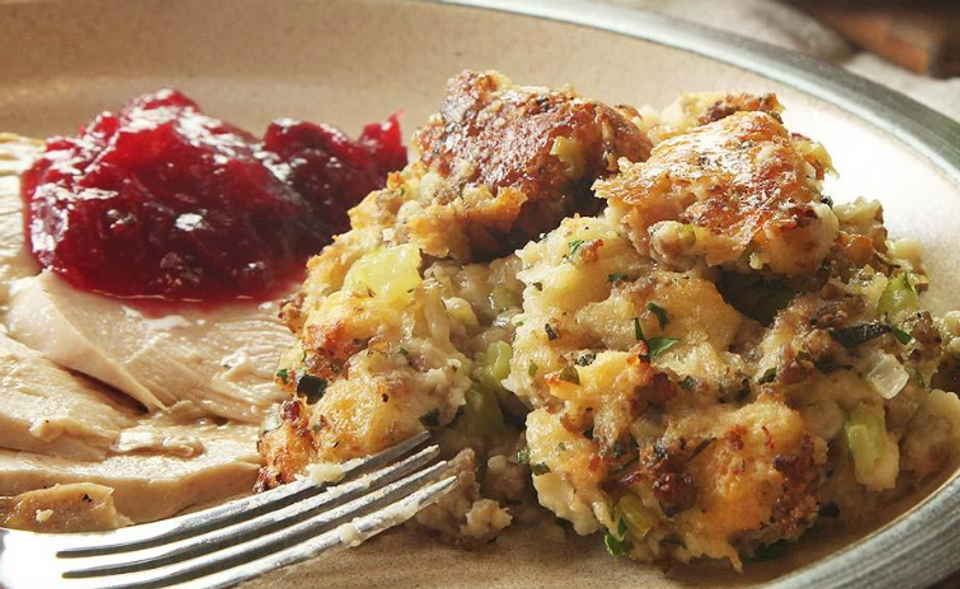 Traditional Savory Potato Stuffing Farmer John's Herbs