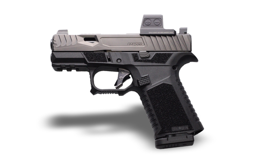 Custom built SCT SC (Glock 43x clone) with ported barrel and best in class components. Build highlights - Shield Arms 15-round magazines, Overwatch Precision duty-rated flat faced trigger, holosun optic and other precision accessories.