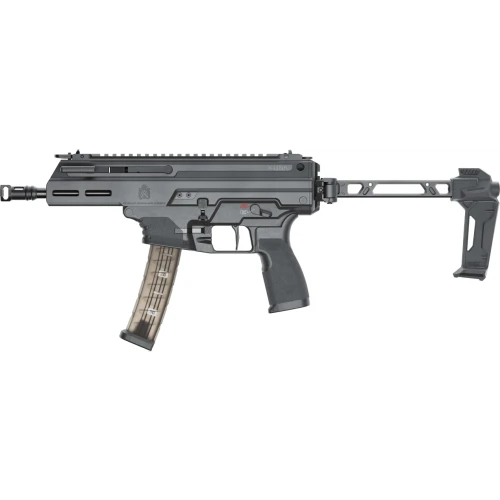 Springfield Armory Kuna FSA 9mm pistol with folding brace, side profile