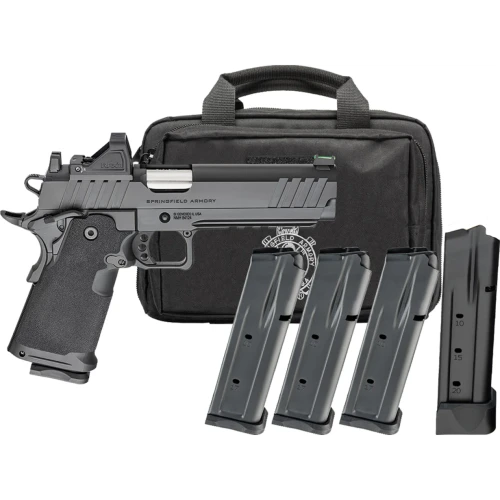 Springfield Prodigy AOS Gear Pac 9mm pistol with Viridian RFX11 optic mounted