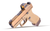 Custom built Glock 43X MOS in coyote tan using best in class components. Build highlights - Shield Arms 15+2-round magazines, Overwatch Precision duty-rated flat faced trigger, holosun optic and other precision accessories.