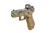 Custom Glock 19X Gen 5 pistol featuring premium Cerakote finish, and upgraded slide work engineered for durability, corrosion resistance, and high-performance aesthetics.