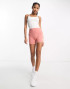 HIIT peached 5 inch short in pink 4