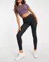 Nike Training One Dri-FIT high rise leopard print leggings in black