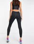 Reebok Training Studio high waisted elasticated  joggers in grey