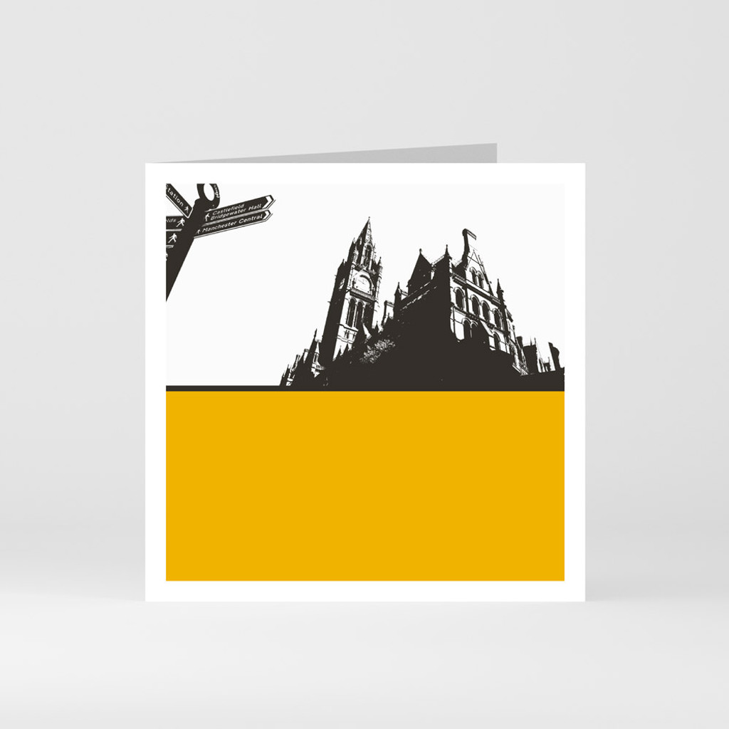 Jacky Al-Samarraie Manchester Town Hall Greeting Card