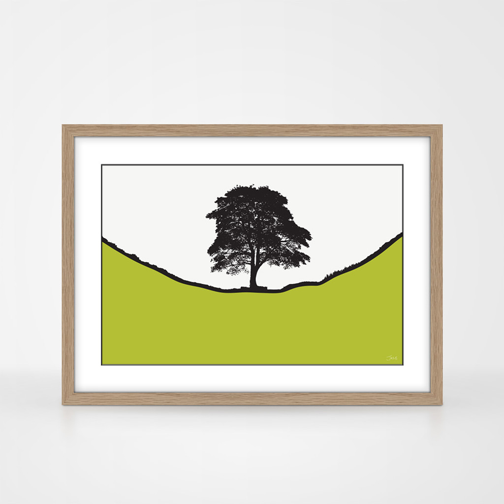 Jacky Al-Samarraie Landscape Print - Sycamore Gap