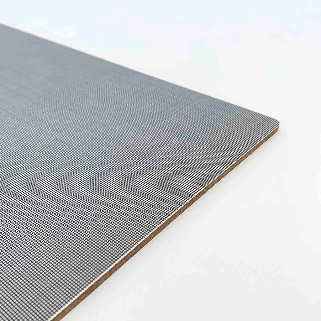 Back of large landscape melamine chopping board pattern by designer Jacky Al-Samarraie