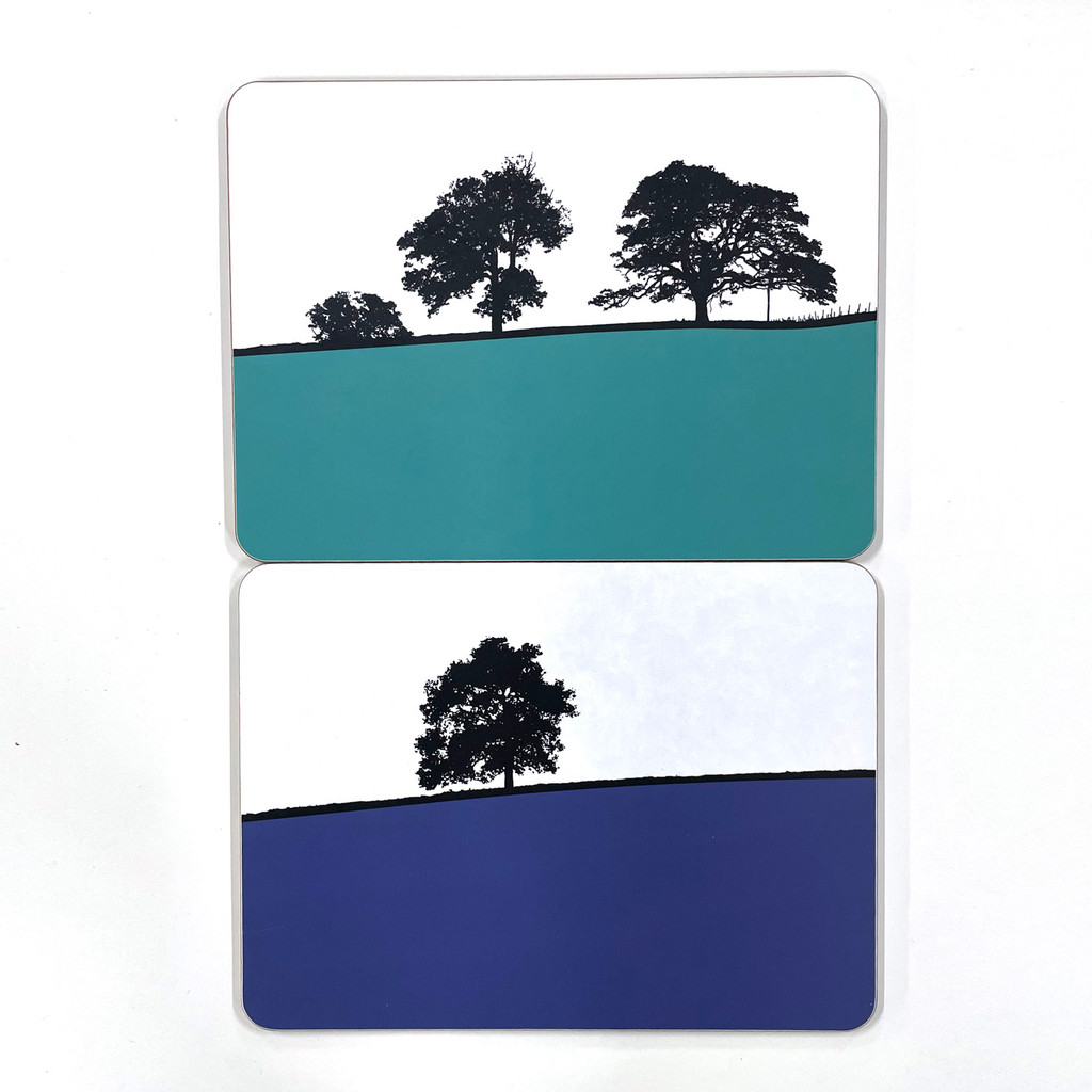 Jacky Al-Samarraie Landscape Table mats Cheltenham & Troutbeck
