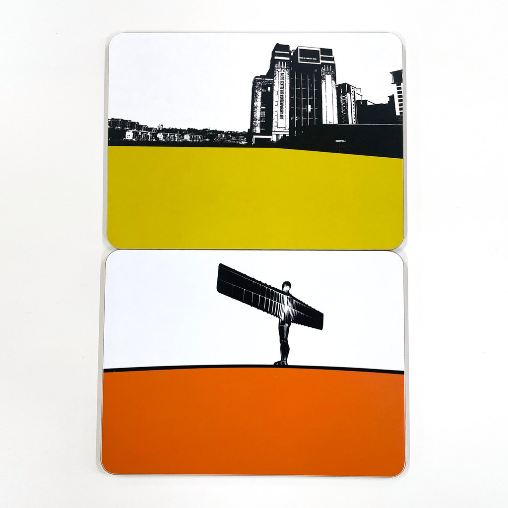 Jacky Al-Samarraie North East Placemat Offer Set Baltic & Angel of the North