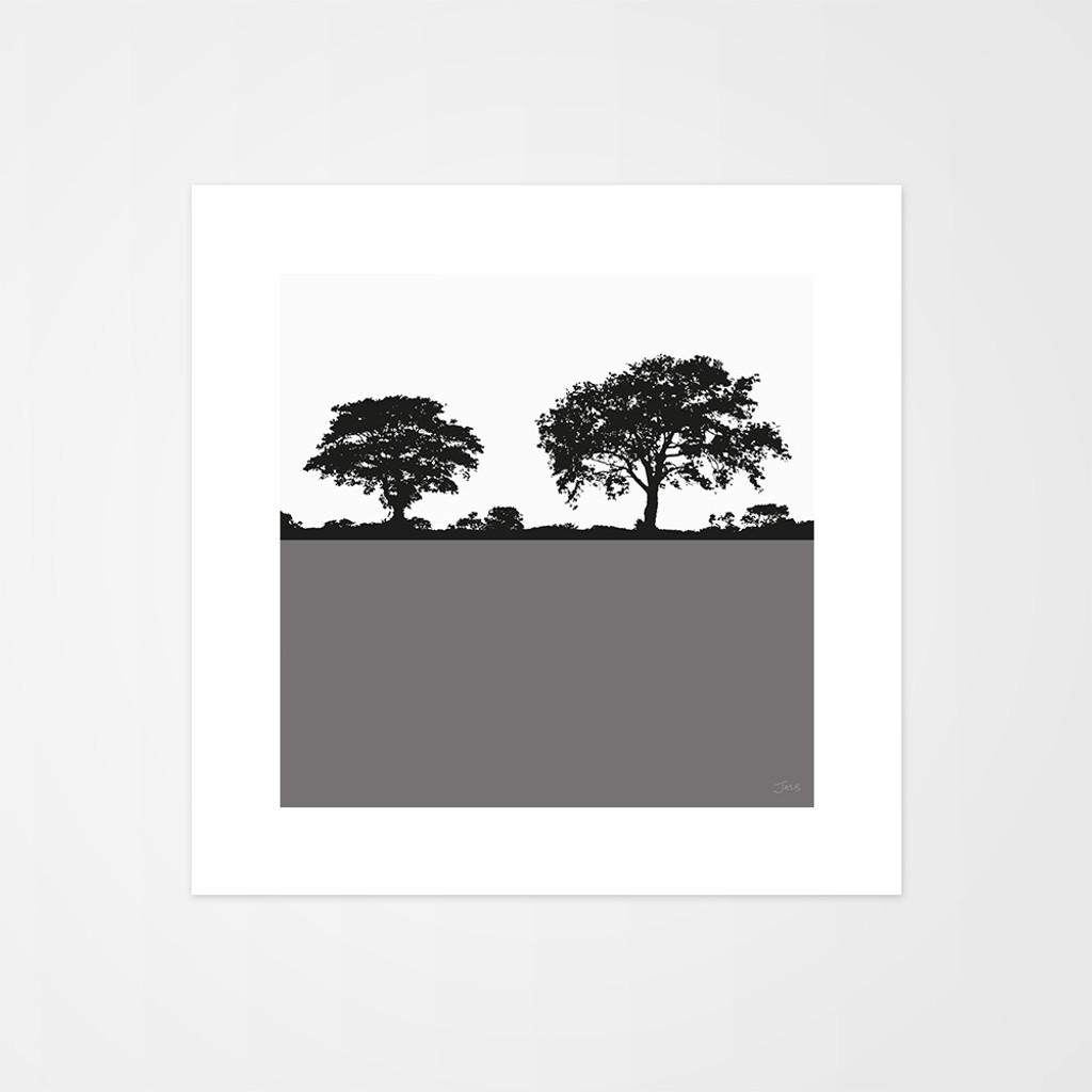 Landscape print of Anglesey, Wales by designer Jacky Al-Samarraie.