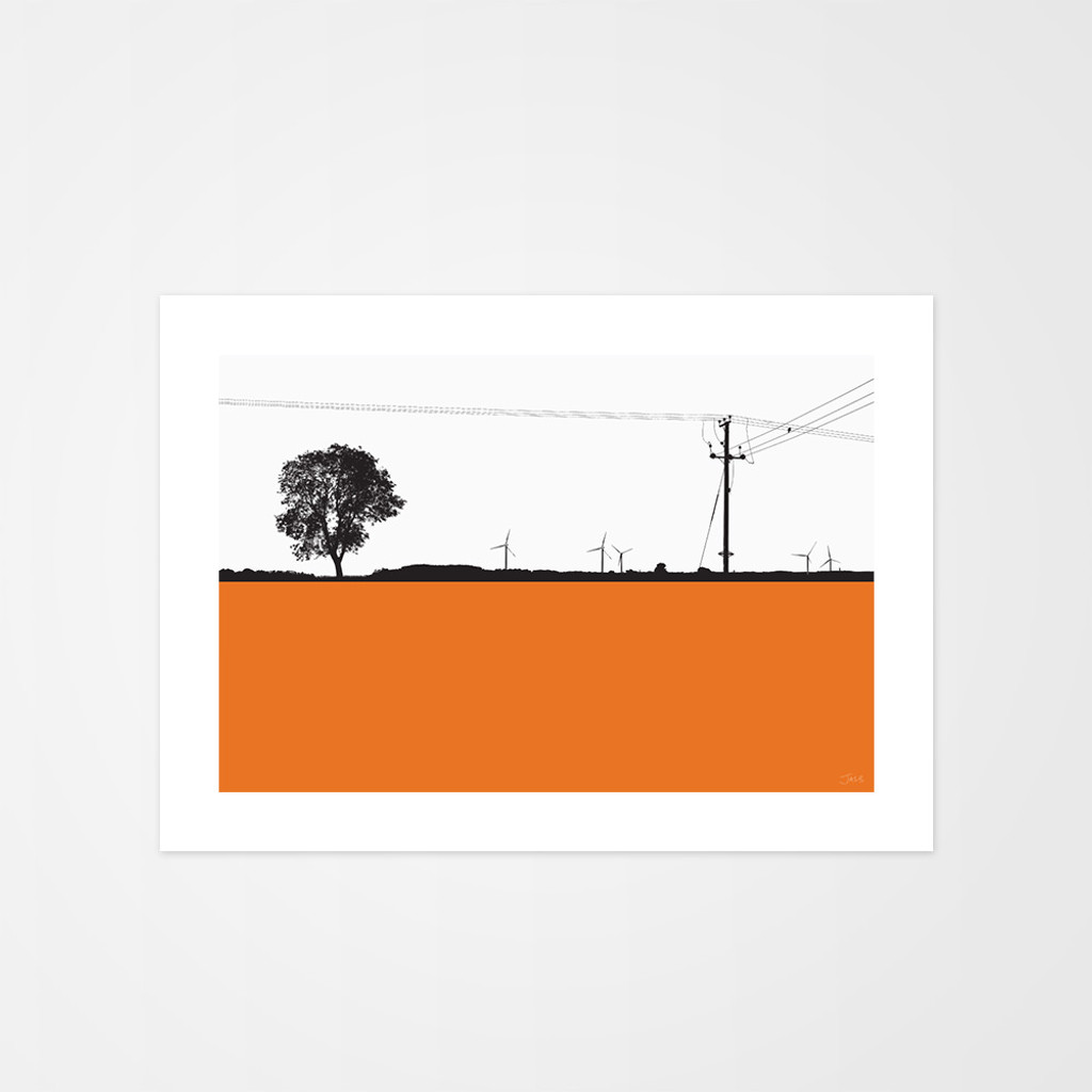 Landscape print of Beverley, North Yorkshire by designer Jacky Al-Samarraie.