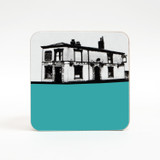 Jacky Al-Samarraie Manchester Peveril of the Peak Coaster Turquoise