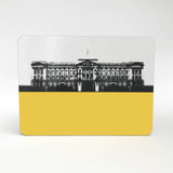 Buckingham Palace melamine table mat in yellow by Jacky Al-Samarraie