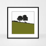 Art print for the home of Ballo Forest by designer Jacky Al-Samarraie for The Art Rooms