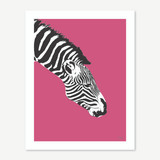 Jacky Al-Samarraie Zebra Print Pink