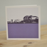 Jacky Al-Samarraie The Sage - Gateshead Purple Greeting Card