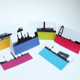London Cityscape card pack of 6 by Jacky Al-Samarraie Pack One