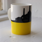 Battersea Power Station Bone China Mug by Jacky Al-Samarraie