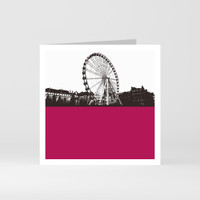 Jacky Al-Samarraie Manchester Wheel - Piccadilly Gardens Greeting Card