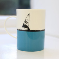 Jacky Al-Samarraie Sailing Bone China Mug