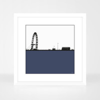 Jacky Al-Samarraie London Eye Cityscape Print