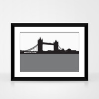 Jacky Al-Samarraie Tower Bridge Cityscape Print