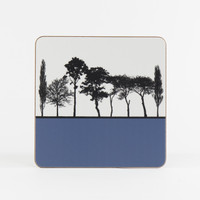 Blue British landscape table mat by designer Jacky Al-Samarraie