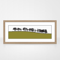 Jacky Al-Samarraie Landscape Print of Gosforth, Cumbria.