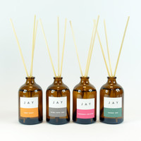 Reed diffuser in 4 fragrances by Jacky Al-Samarraie