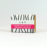 Pomegranate & Pink Pepper Organic Soap Bar by Jacky Al-Samarraie