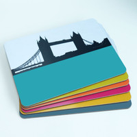 London Table Mat Set by Jacky Al-Samarraie