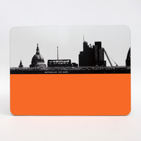 Waterloo Bridge London melamine table mat by Jacky Al-Samarraie