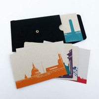 Jacky Al-Samarraie Postcard Set of 10 London Landmarks