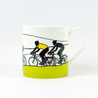 Jacky Al-Samarraie Road Cycling bone china mug