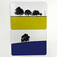 Jacky Al-Samarraie Rural Landscape Table mat Offer Pack 2