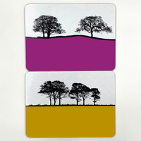 Jacky Al-Samarraie Rural Landscape Table mat Offer Pack 2
