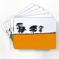 Jacky Al-Samarraie Rural Landscape Table mat Offer Pack of 6