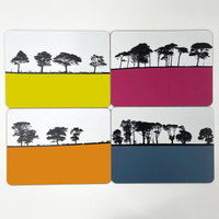 Jacky Al-Samarraie Landscape Table mat Offer Pack 4 Set of 4