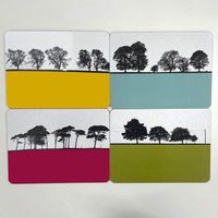 Jacky Al-Samarraie Landscape Table mat Offer Pack 6, Set of 4