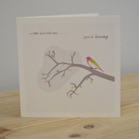 Jacky Al-Samarraie Little Bird Leaving Card