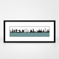 Jacky Al-Samarraie London Skyline Cityscape Print