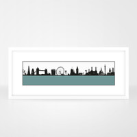 Jacky Al-Samarraie London Skyline Cityscape Print