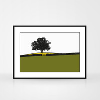 Jacky Al-Samarraie Dowley Gap Bingley Landscape Print