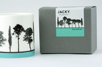Jacky Al-Samarraie Turquoise Landscape Tree Bone China Mug with Gift Box